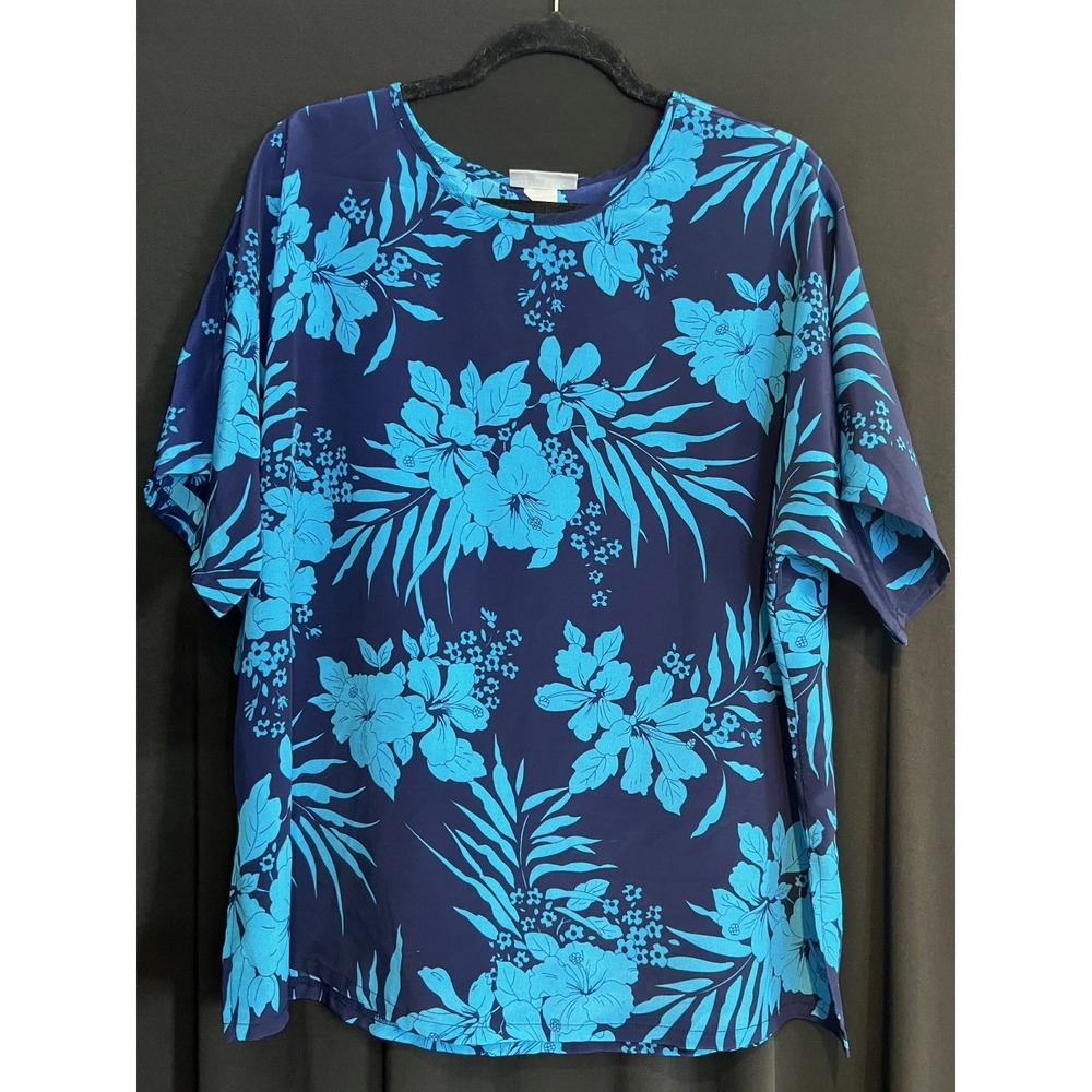 Women's Floral Blair Dress Blouse Size L